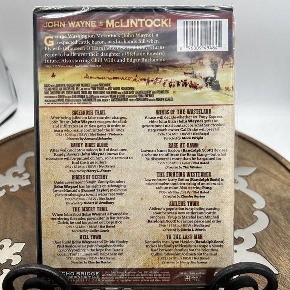 Mclintock: Includes 10 Bonus Movies (DVD, 2018) - Picture 2 of 2